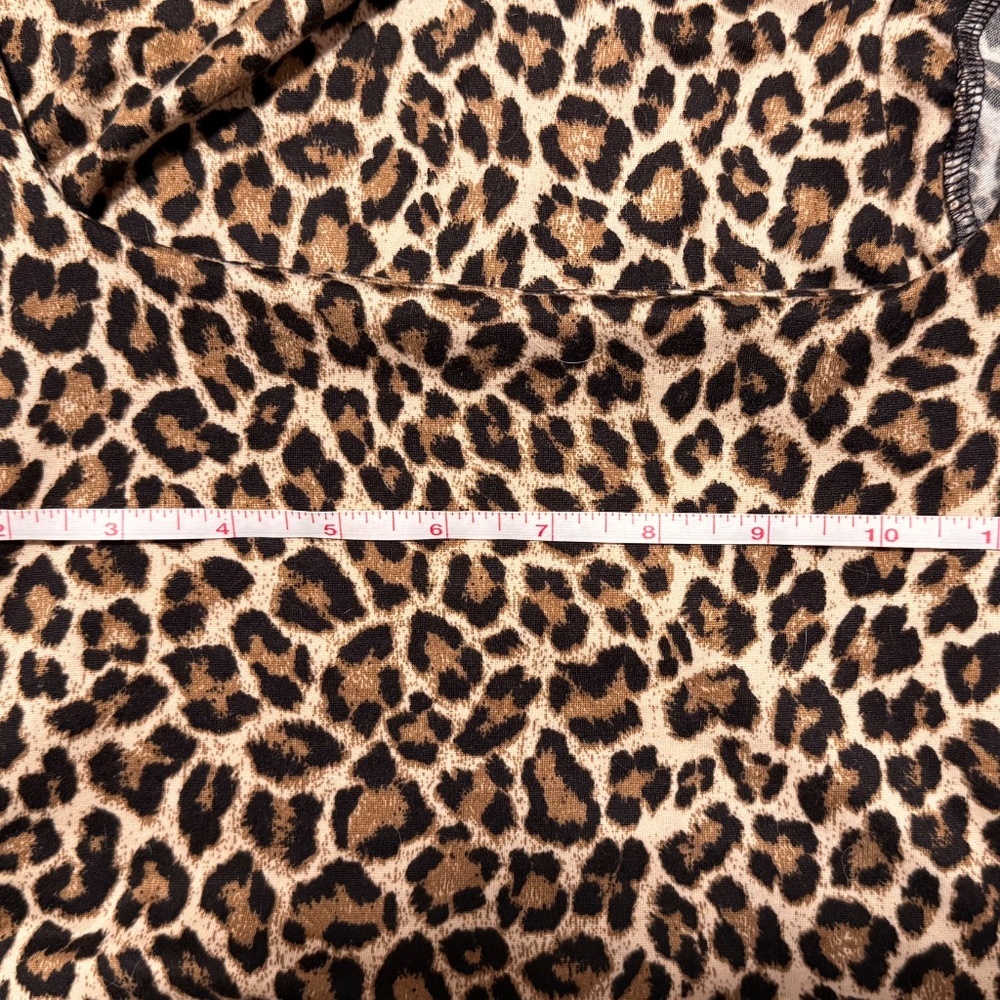 Leopard print crop shirt - Picture 4 of 5